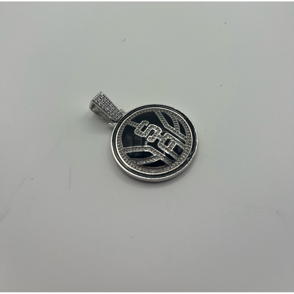 GLD SAN ANTONIO SPURS CZ DIAMOND PENDANT